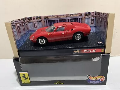 Buy Boxed 1:18 Scale Diecast Model Car Hot Wheels Hotwheels Ferrari 250 LM • 44.99£