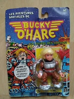 Buy Bucky O'hare Vintage Sealed 1990 Willy Du Witt Figure Carded French Version • 119.99£
