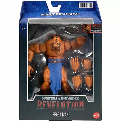 Buy Masters Of The Universe Masterverse Revelation Beast Man Figure - New In Box! • 29.99£