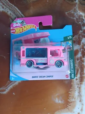Buy Hot Wheels BARBIE DREAM CAMPER BARBIE Pink Mattel • 15£