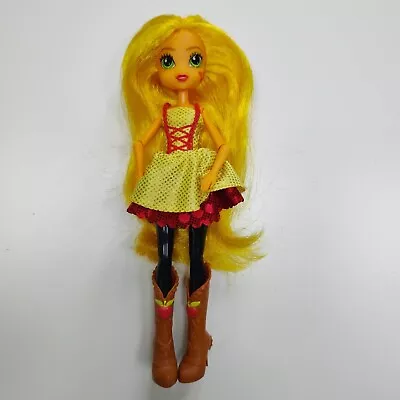 Buy My Little Pony Equestria Girls Rainbow Rocks Rockin’ Hairstyle Applejack Doll • 12.99£