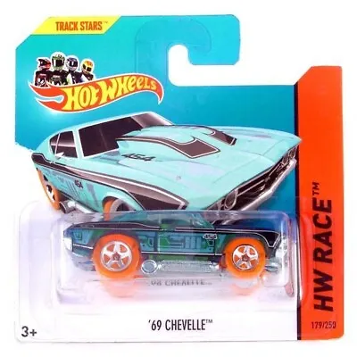 Buy Hot Wheels HW RACE 2014 #179 '69 CHEVELLE Blue X-Raycer MINT • 4.95£