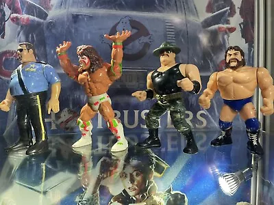 Buy WWF (WWE) Vintage Hasbro 1990s Wrestling Figures Bundle 9 Figures Warrior Rowdy • 90£