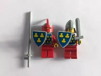 Buy Vintage Lego Knight Minifigures (including RARE JOUSTING KNIGHT) From 1978 Set • 8£