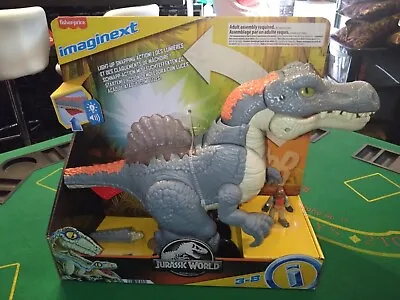 Buy Fisher Price Imaginext Jurassic World Ultra Snap Spinosaurus With Lights & Sound • 42.99£