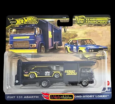 Buy Hot Wheels FIAT 131 ABARTH SECOND STORY LORRY TEAM TRANSPORT NEW IN STOCK 2024 • 25£