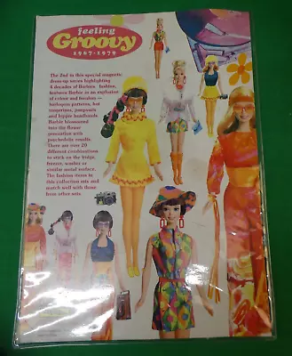 Buy Hi Barbie! Feeling Groovy 1967-1979 Magnetic Dress Up Doll 22 Pieces USED • 16.99£