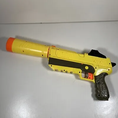 Buy Nerf Fortnite SP-L Dart Shhhh… Gun Blaster Elite Pistol With Silencer Yellow • 9.99£