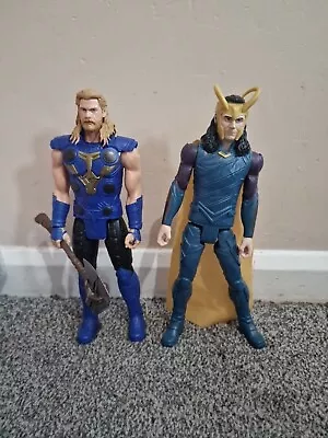 Buy Thor & Loki Marvel Hasbro Avengers Titan Heroes Action Figure 12Inch 30cm • 17.99£