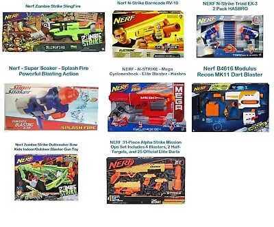 Buy Nerf - Blasters - Bows - Super Soaker - Nitro LongShot - N-Strike -Zombie Strike • 24.99£