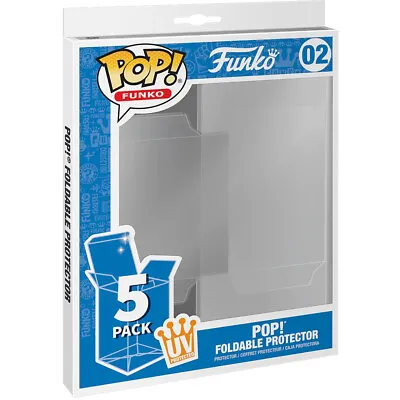 Buy Funko UV POP! Foldable Protector Cases Pack Of 5 Thickness 0.3mm No 02 • 11.99£