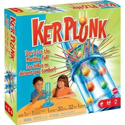 Buy Mattel Games KerPlunk Kids Game, Family Game For Kids & Adults • 14.99£