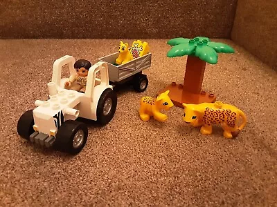 Buy ⭐️ Lego DUPLO ZOO ANIMALS Safari Tractor Leopards Tiger Jungle ZOO FIGURES  ⭐️ • 12.99£