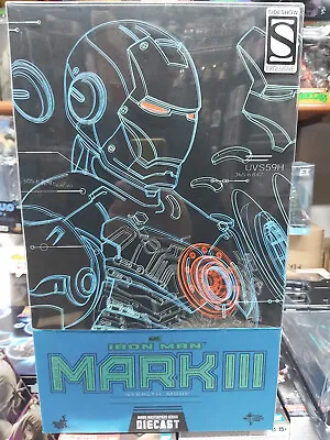 Buy Iron Mark Mark III Blue Stealth Mode Marvel MMS 314 D12 By Hot Toys SIDESHOW • 341.74£
