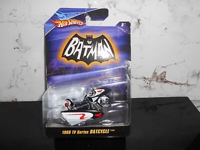 Buy Batman 1966 TV Series Batcycle Series 1 HotWheels 1:50 Scale Un-opened Card. • 18.99£