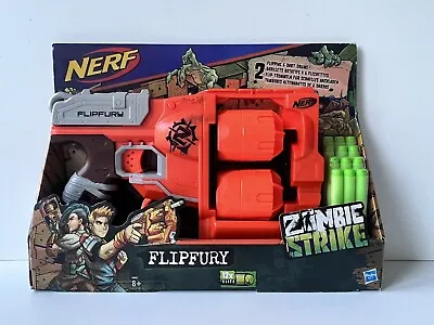 Buy Nerf Zombie Strike Flip Fury Blaster Gun & Darts New Free P+P - Read • 18£