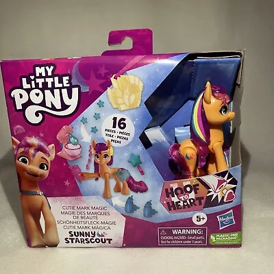 Buy Brand New My Little Pony Sunny Starscout Cutie Mark Magic Pony Figure Hasbro • 9.99£