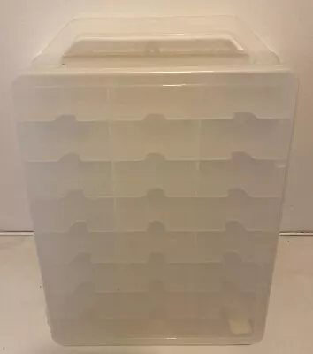 Buy Jammers Clear Plastic Upright Carry Case For 48 Matchbox / Hot Wheels Cars Exc • 14.99£