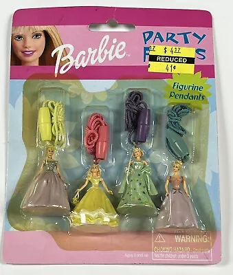Buy Vtg 2000 Mattel Inc Barbie Figurine Pendants Party Favors 51680 Tara Toy Corp • 15.12£