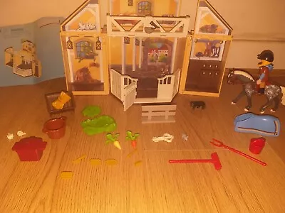 Buy Playmobil Country 5418 My Secret Pony Farm Horse Stable 100% Complete • 10£