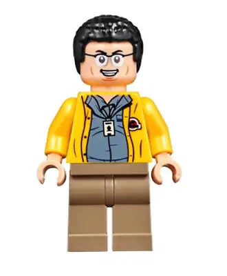 Buy Lego Dennis Nedry 75936 T. Rex Rampage Jurassic World Minifigure • 32.08£