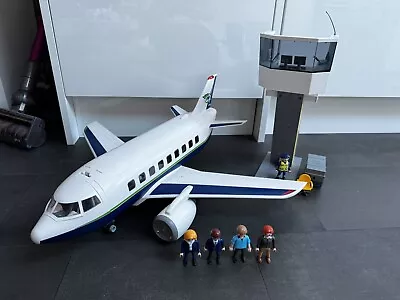 Buy Playmobil Passenger Plane Aircraft With Control Tower Airport 5261 • 64.95£