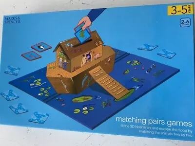 Buy Marks & Spencer Noah's Ark Matching Pairs Games.  Excellent Condition • 5£