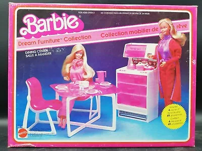 Buy Vintage Barbie Dream Furniture Collection Mattel Kitchen Dining Table 4337 • 175.51£