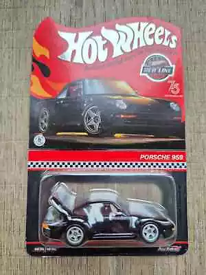 Buy Hot Wheels RLC Exclusive Porsche 959 Black HNL18 • 55£