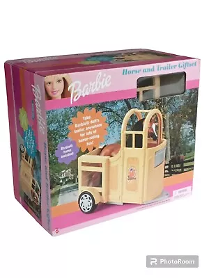Buy Rare Barbie Horse And Equestrian Van Mattel 2000 Ref 27643 New • 170.69£