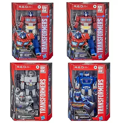 Buy Optimus Prime Megatron Soundwave Transformers G1 R.E.D. Robot Enhanced Design • 14.99£