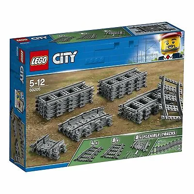 Buy LEGO City - Train Tracks Straight And Curve - 60205 • 15.99£