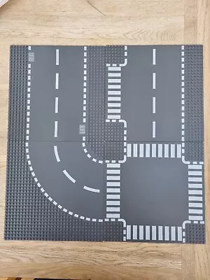 Buy Lego City Road Base Plates  60236 & 7, Curve, Crossroad, Straight & T Junction. • 10.10£
