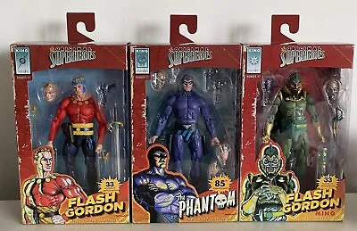 Buy NECA The Original Superheroes Full Set - Ming, Flash Gordon & The Phantom -  • 94.99£