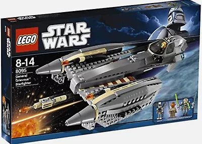 Buy W@w New Lego General Grievous Starfighter 8095 Rare Xlnt Greivous Cheapest • 114.99£