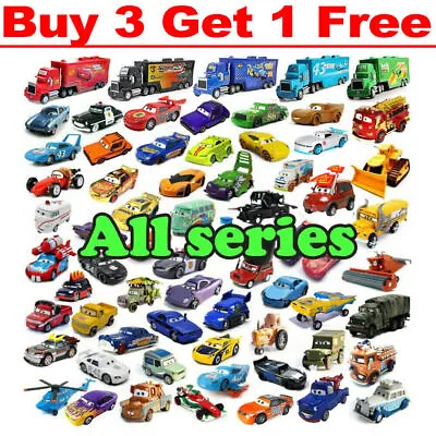 Buy Disney Pixar Cars Lot Lightning Mcqueen 1:55 Diecast Model Car Toy Gift For Boy • 13.99£