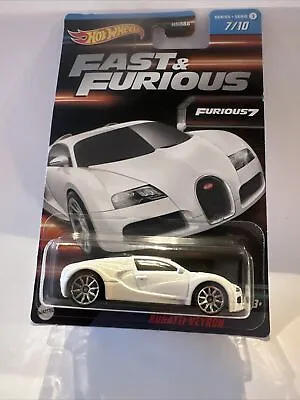Buy Hot Wheels Fast And Furious, Furious 7 Bugatti Veyron • 10£