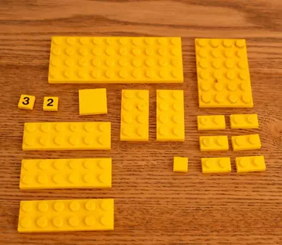 Buy Vintage Lego Misc Yellow Plates • 0.99£
