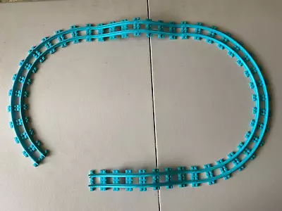 Buy 11 Pieces Lego Friends Roller Coaster Train Track Azure Colour Sets 85976, 25086 • 12£