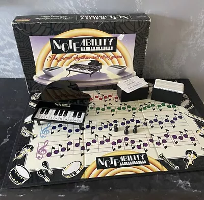 Buy Noteability The Grand Rhythm & Clues Game Complete 1990 Vintage Spears Games • 19.99£