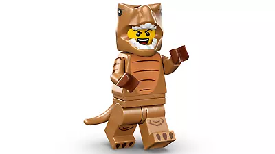 Buy NEW LEGO T-REX COSTUME FAN Collectible Minifigure Series 24 71037 Col417 Col24-6 • 6.95£