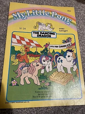 Buy Vintage G1 My Little Pony UK Magazine Comic Issue 24 The Dancing Dragon • 6£
