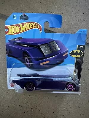 Buy Hot Wheels DC Batman The Animated Series Purple Batmobile 5/5 Short #169 ComPost • 4.45£