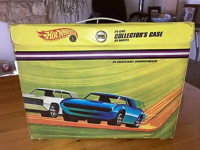 Buy Mattel Hot Wheels 24 Car Carrying Collectors Case 1968 No Dividers • 30£