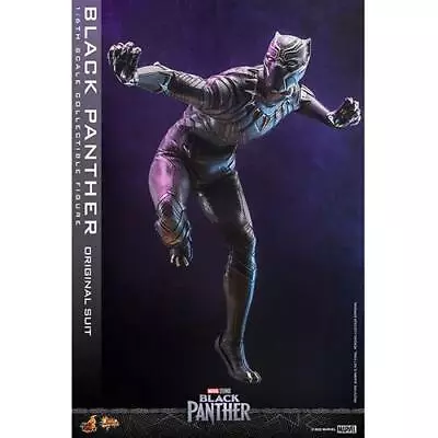 Buy H-4582578295126 Hot Toys 1/6 Movie Masterpiece Black Panther Original Suit • 444.93£