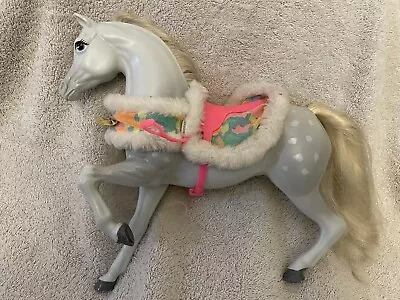 Buy Vintage Barbie Blizzard Horse - Rings When Shook. Includes Saddle And Skirt • 20£