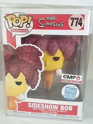 Buy FUNKO POP The Simpsons Sideshow Bob 774 EMP PreRelease Limited Edition PROTECTOR • 60.64£