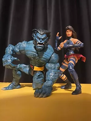 Buy Marvel Legends - X-Men's Beast And Psylocke Action Figures. Toybiz • 26.99£
