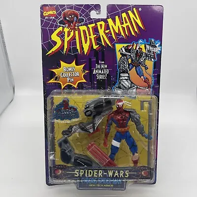 Buy Rare Cyborg Spider-Man Spider Wars High Tech Armor 5  Action Figure 1996 Sealed • 59.99£