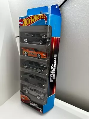 Buy Hot Wheels Fast & Furious 5 Pack 2023 Supra | Mustang | Charger | Chevelle | DB5 • 15.35£